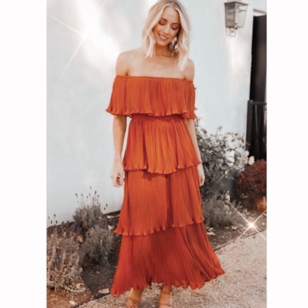 Baltic Born Zarra Tiered Midi Dress